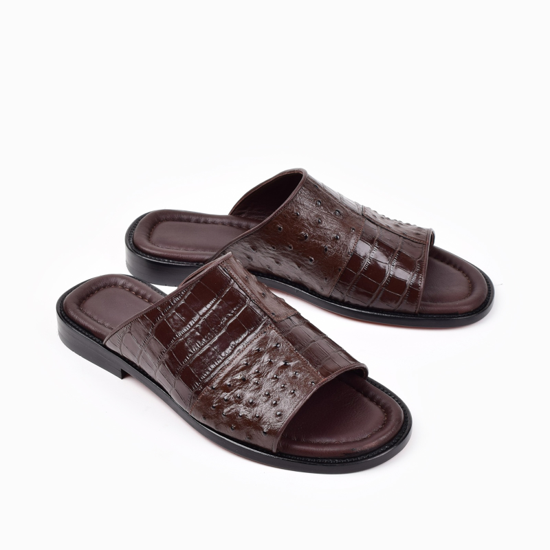 Red Rocks Shoes 6065 Ostrich & Croco